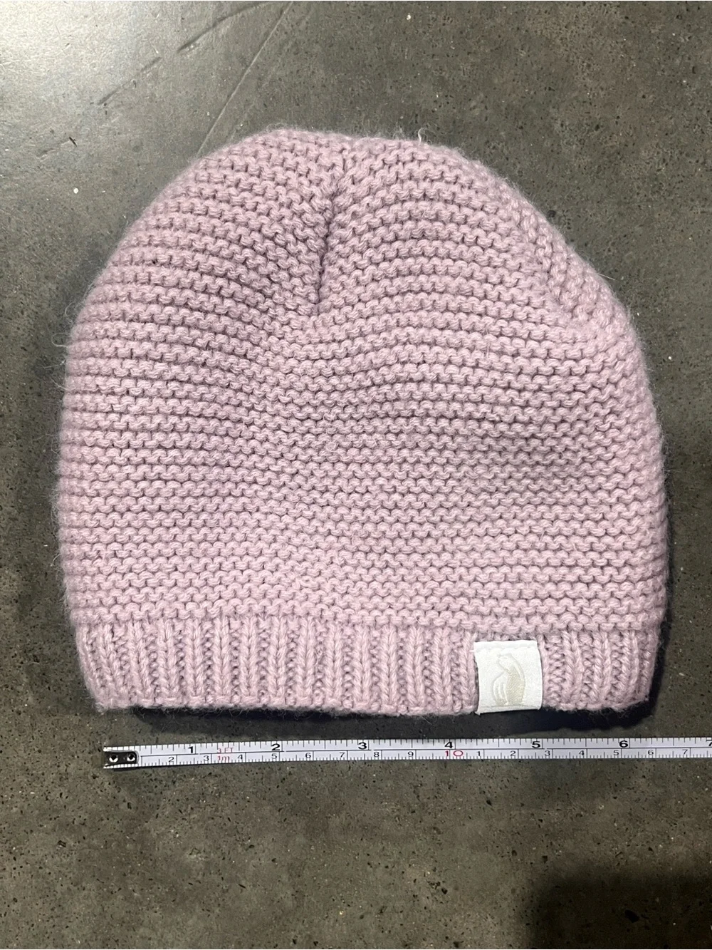 Kids/baby Purple Knit lined Beanie